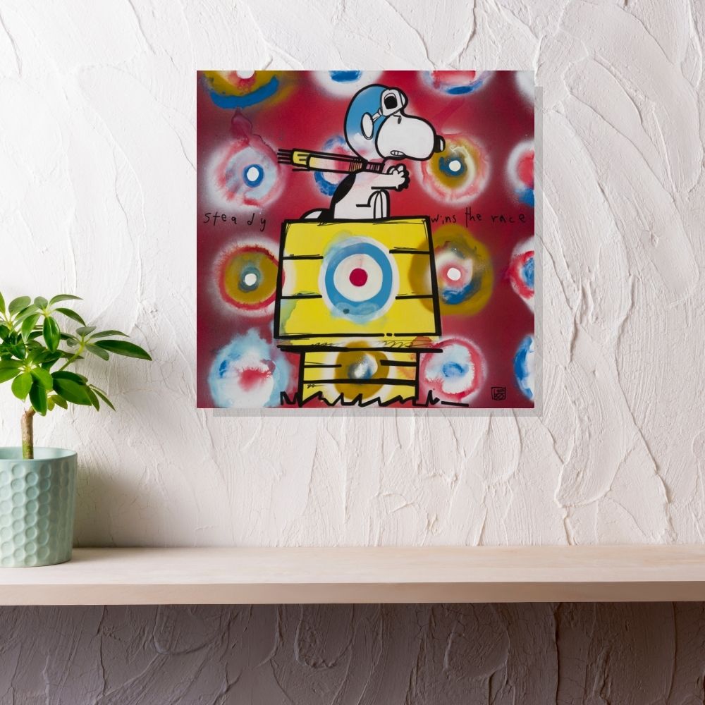 Steady Wins The Race - Lebo Steel Mineral Print